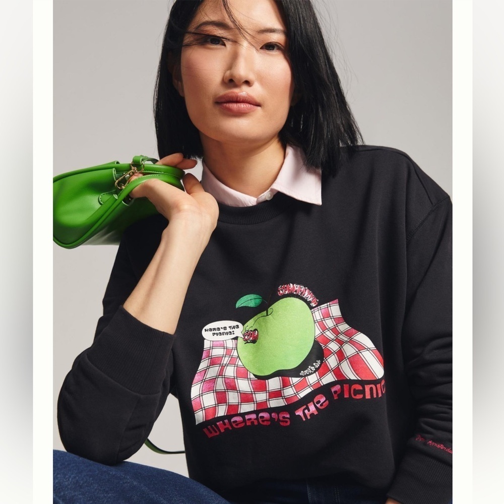 Anthropologie x Scotch & Soda Vintage Sweatshirt Size Large NWT - Picture 1 of 13